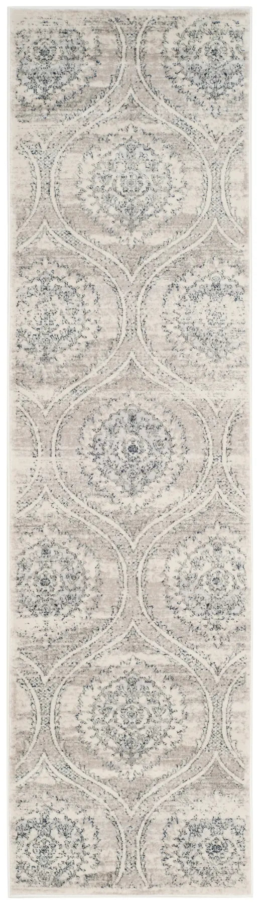 Safavieh Carnegie 2'-3" x 8'-0" Rug in Light Grey / Cream