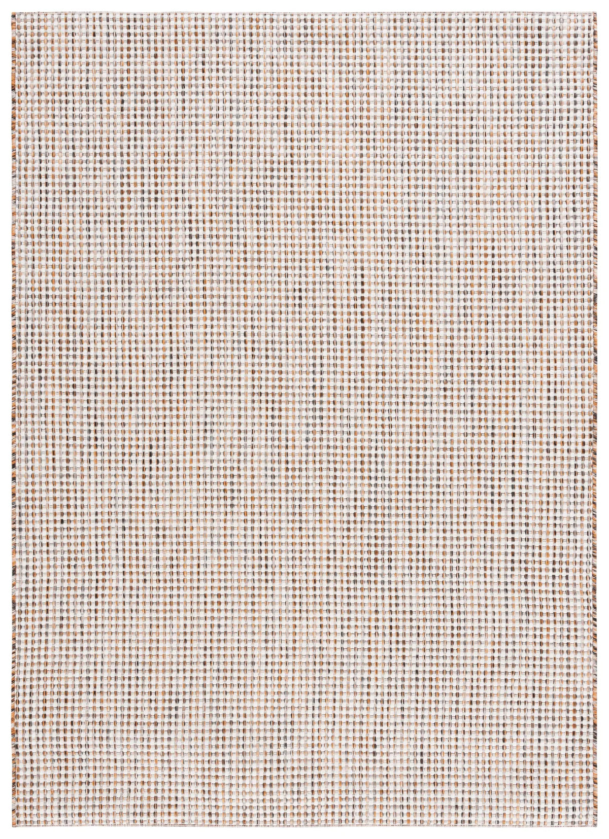 Safavieh Courtyard 4'-0" x 5'-7" Rug in Ivory Grey / Rust