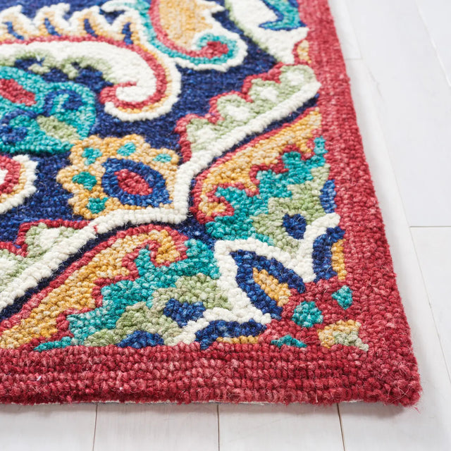 Safavieh Blossom 4'-0" x 6'-0" Rug in Navy / Ivory