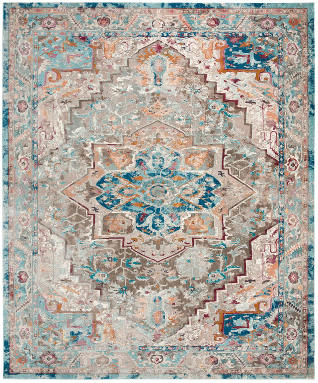 Safavieh Aria 10'-0" x 14'-0" Rug in Beige / Blue