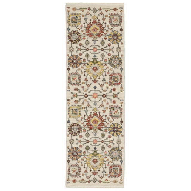 Oriental Weavers Lucca 8111W Ivory/ Multi Rug - runner