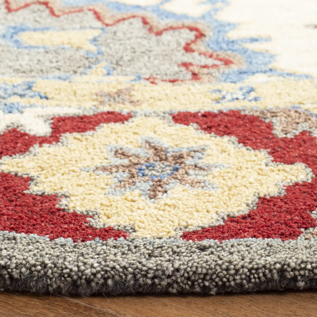 Safavieh Antiquity 6'-0" x 6'-0" Rug in Red / Ivory