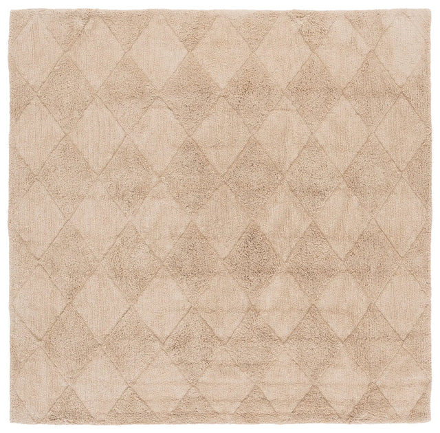 Safavieh Easy Care 6'-0" x 6'-0" Rug in Beige