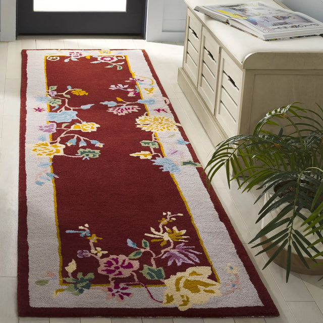 Safavieh Metro 2'-3" x 8'-0" Rug in Rust / Beige