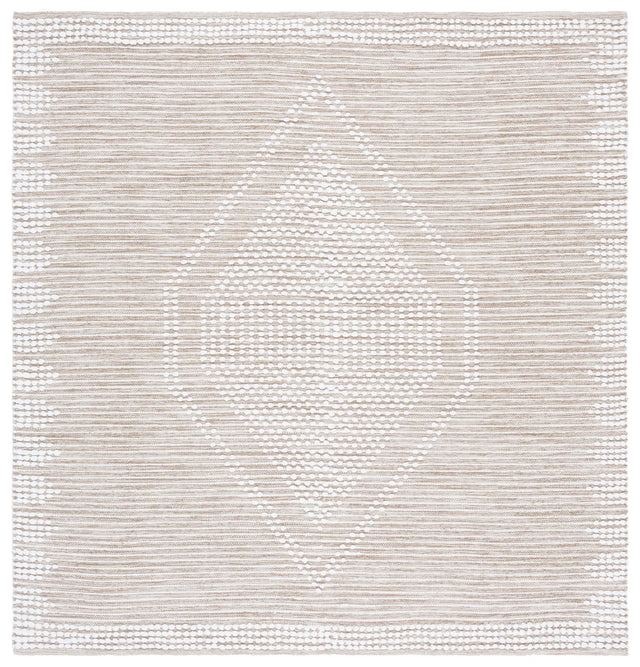 Safavieh Montauk 6'-0" x 6'-0" Rug in Beige / Ivory