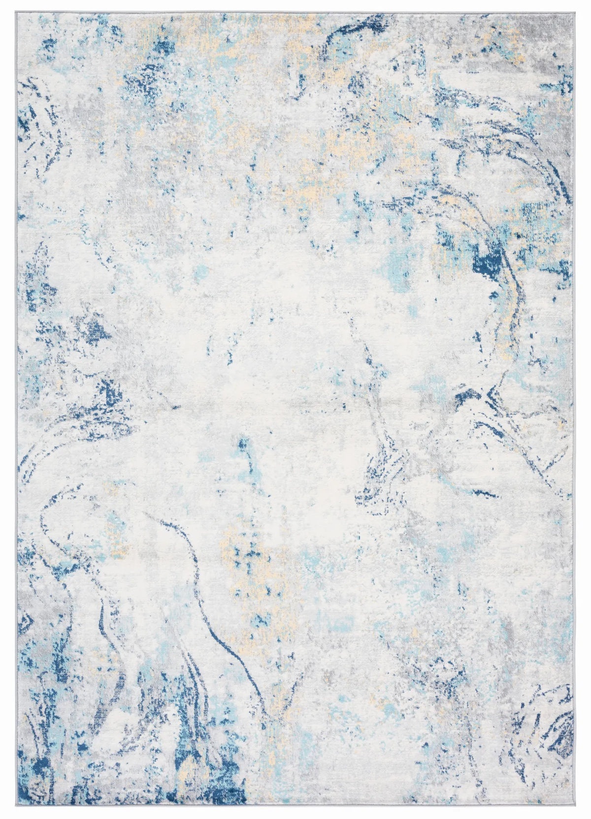 Safavieh Jasper 100 4'-0" x 6'-0" Rug in Ivory / Blue