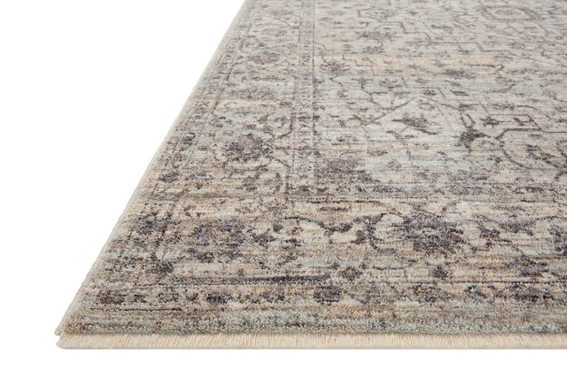 Loloi Sorrento Sor-01 Mist/Charcoal Rug - rug corner