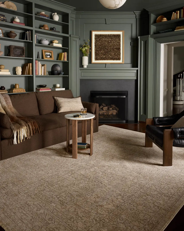 Loloi Newman NEW-01 Taupe / Bone Rug - room scene 3