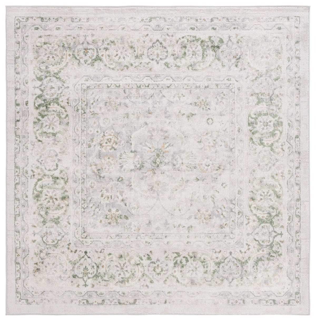 Safavieh Palma 6'-7" x 6'-7" Rug in Beige / Green
