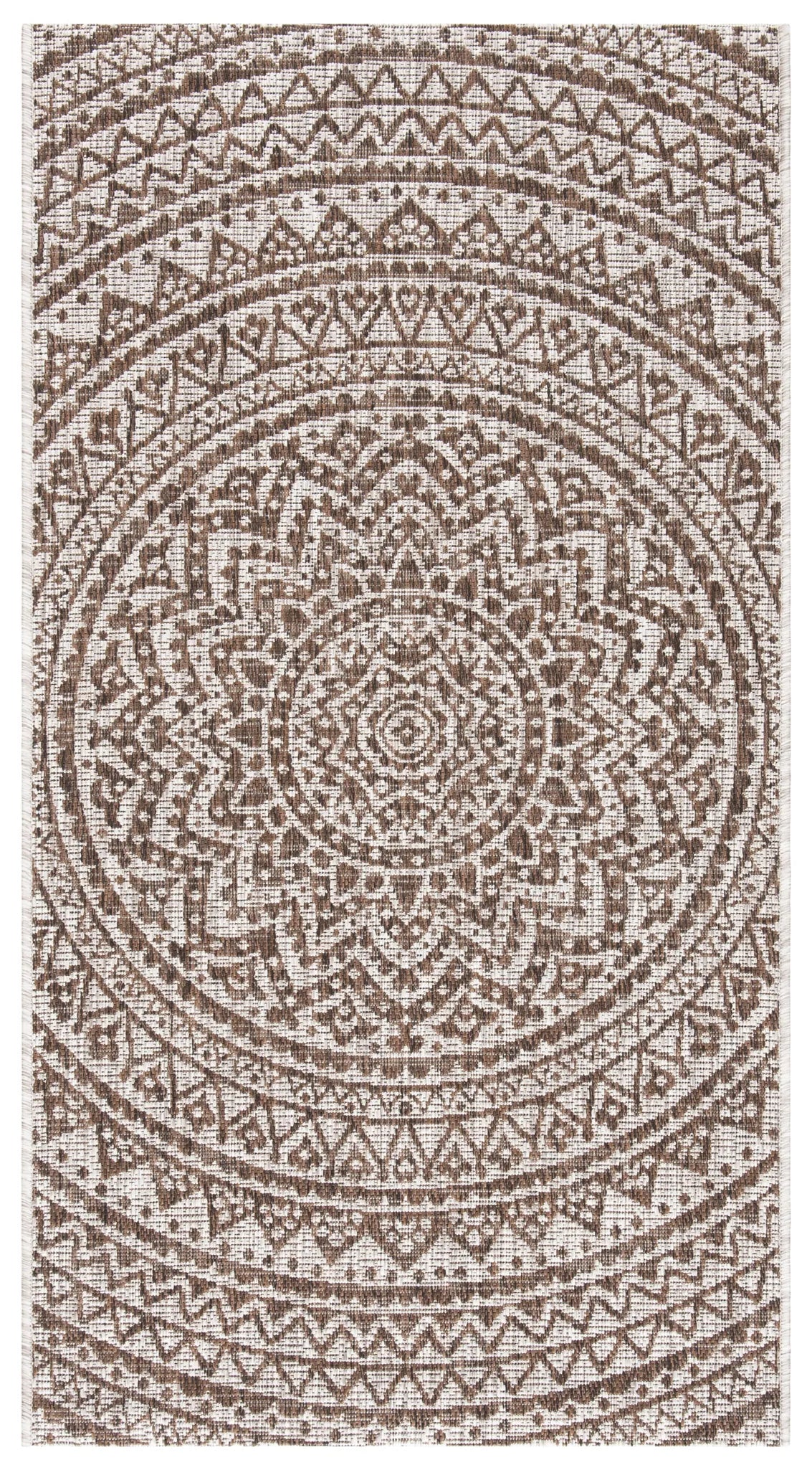 Safavieh Courtyard 2'-7" x 5'-0" Rug in Light Beige / Light Brown