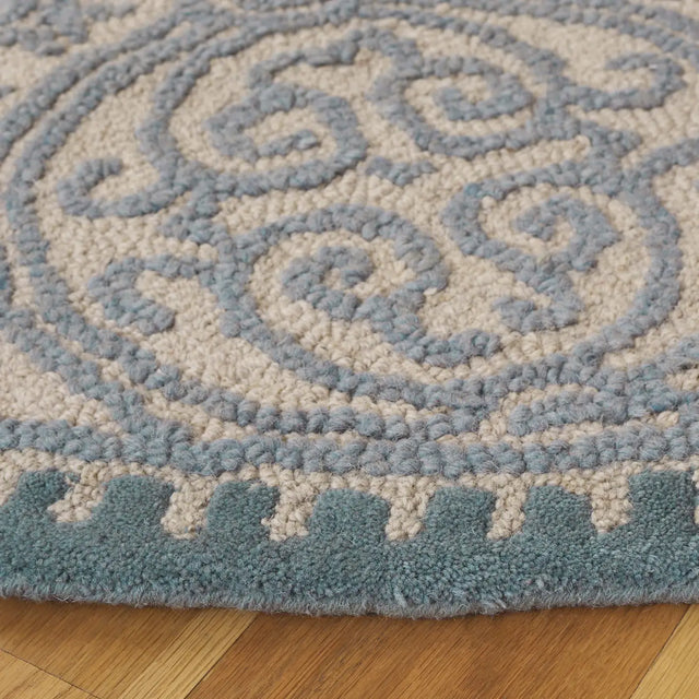 Safavieh Cambridge 6'-0" x 6'-0" Rug in Dusty Blue / Cement