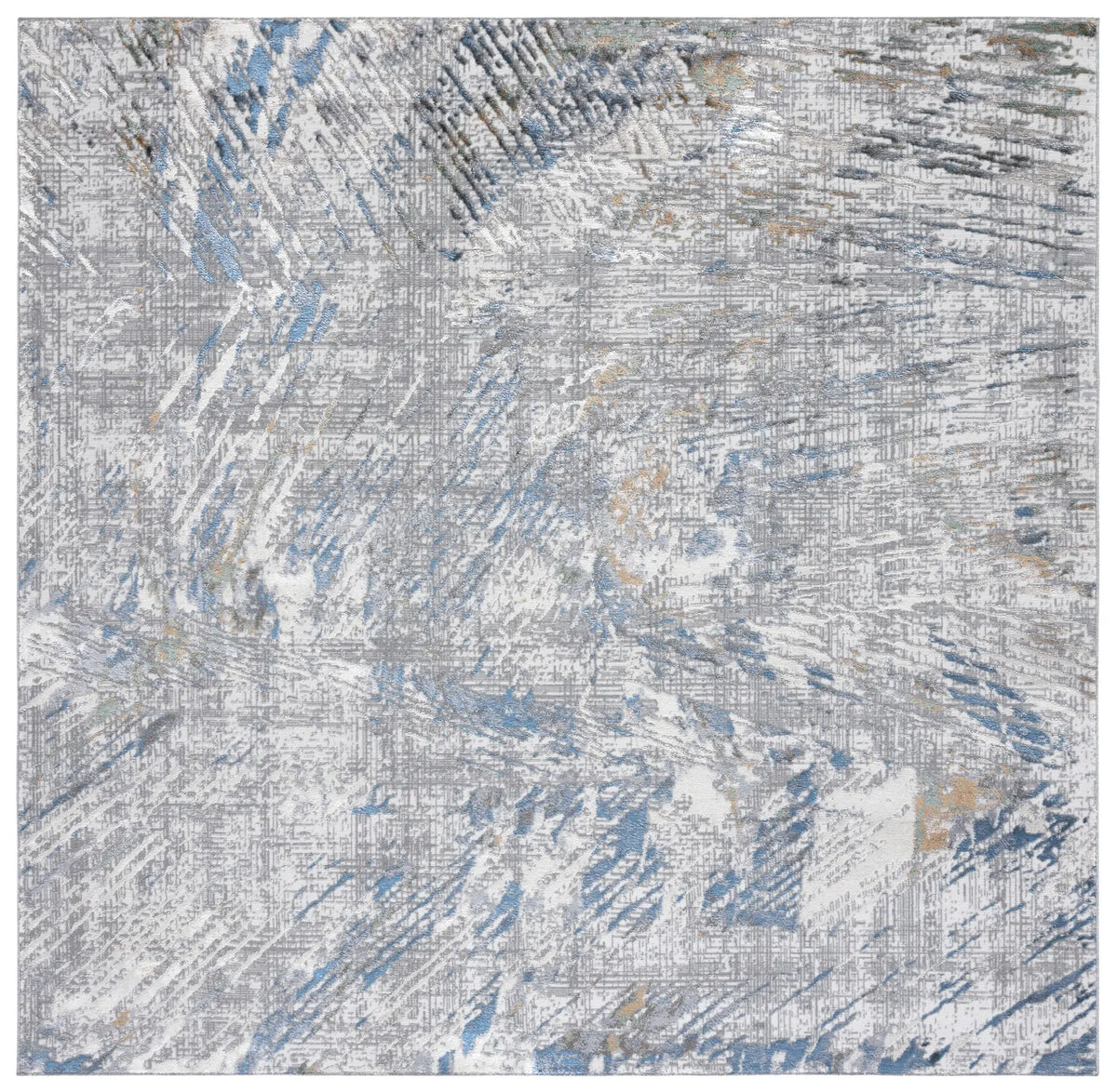 Safavieh Bel Air 6'-7" x 6'-7" Rug in Grey / Blue