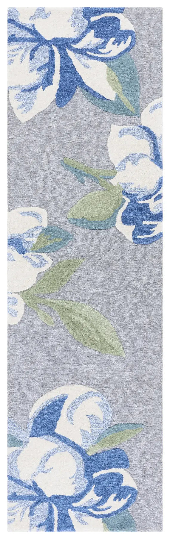 Safavieh Jardin 2'-3" x 8'-0" Rug in Grey / Ivory