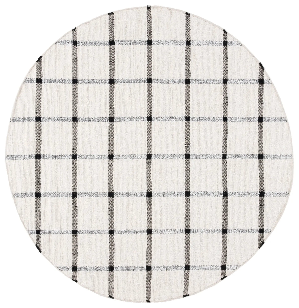 Safavieh Montauk 6'-0" x 6'-0" Rug in Ivory / Black