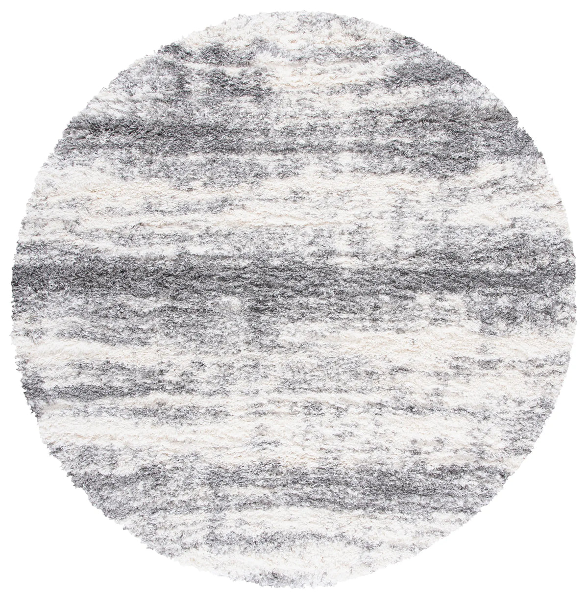 Safavieh Iceland Shag 6'-7" x 6'-7" Rug in Ivory / Grey