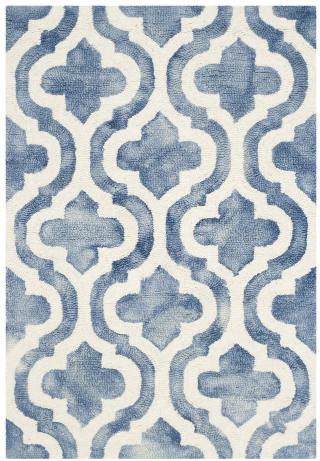 Safavieh Dip Dye 2'-0" x 3'-0" Rug in Blue / Ivory