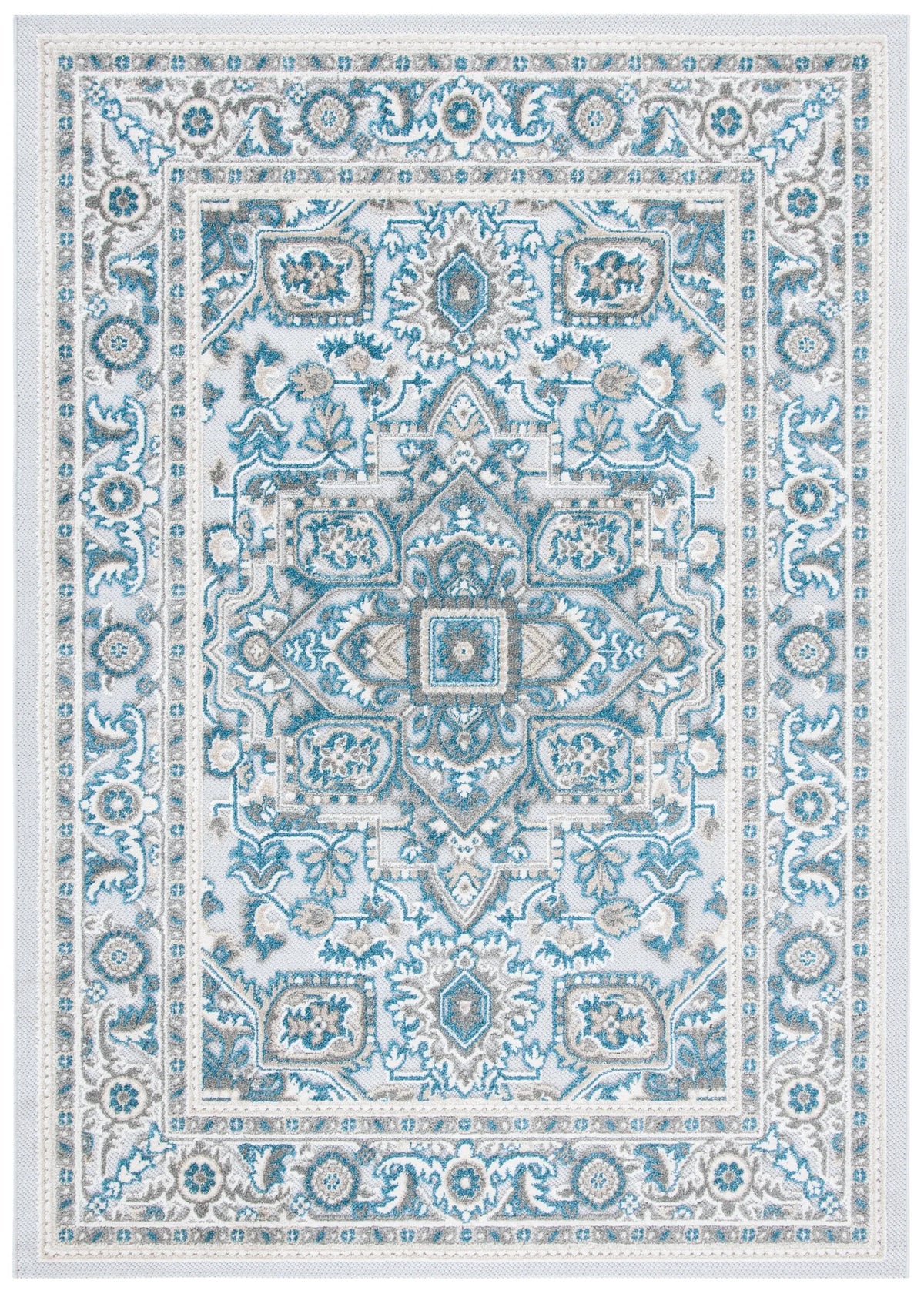 Safavieh Cabana 4'-5" x 6'-5" Rug in Navy / Grey