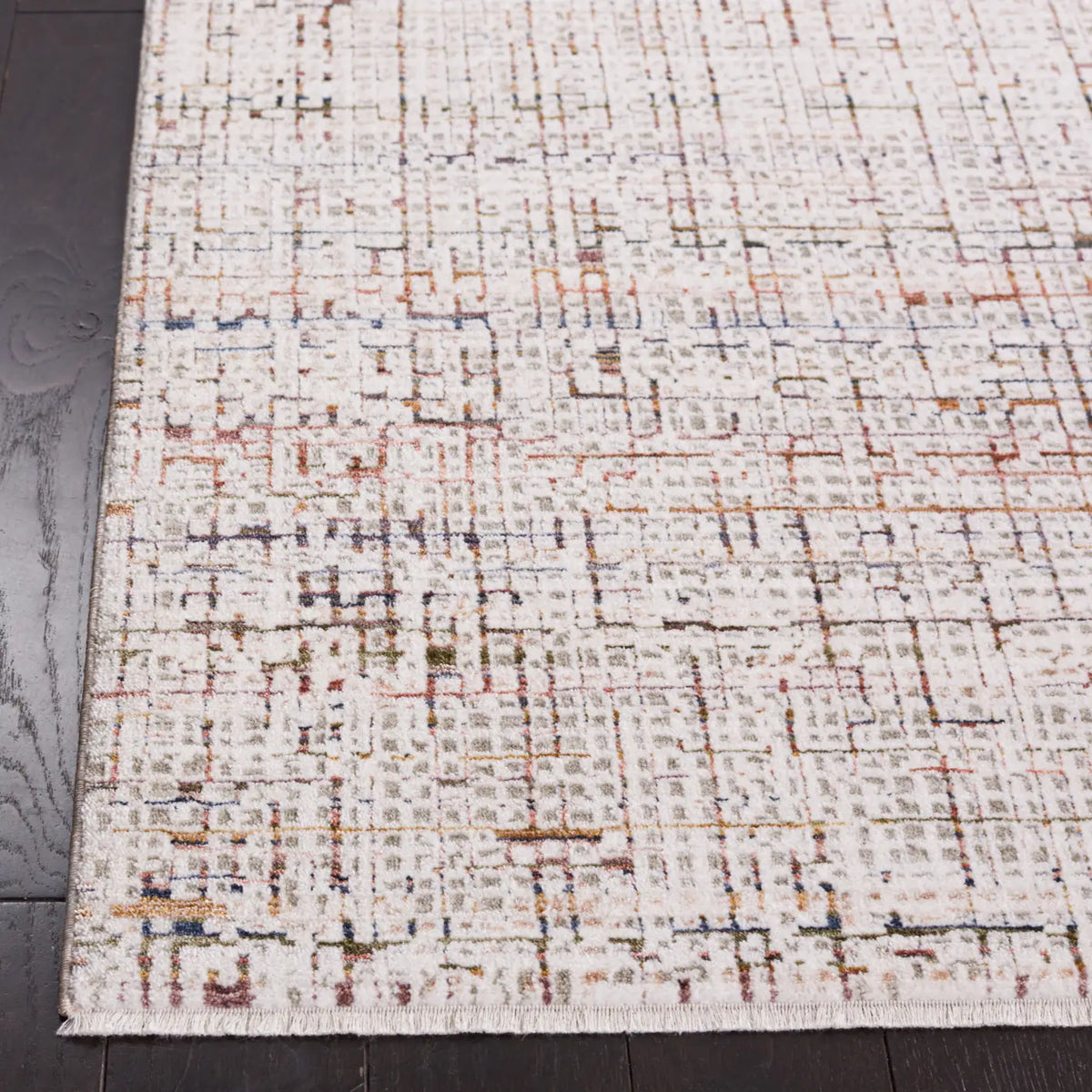 Safavieh Harlow 4'-0" x 6'-0" Rug in Ivory Grey / Rust