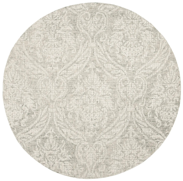Safavieh Abstract 6'-0" x 6'-0" Rug in Grey / Ivory