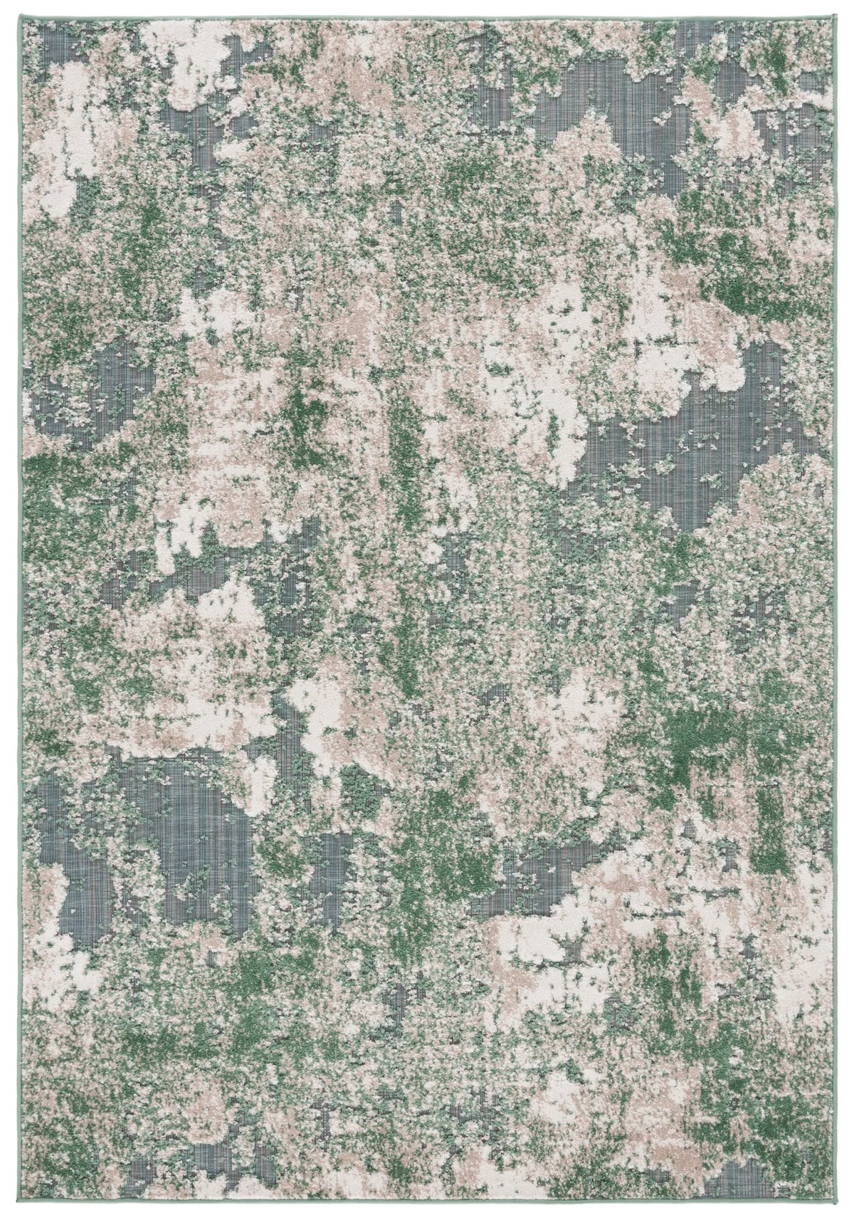 Safavieh Cabana 4'-0" x 6'-0" Rug in Green / Ivory