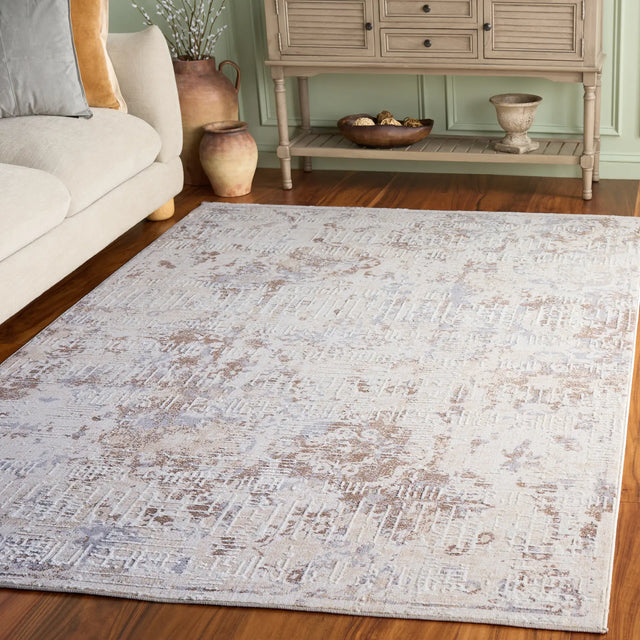 Safavieh Sydney 4'-0" x 6'-0" Rug in Beige / Brown Grey