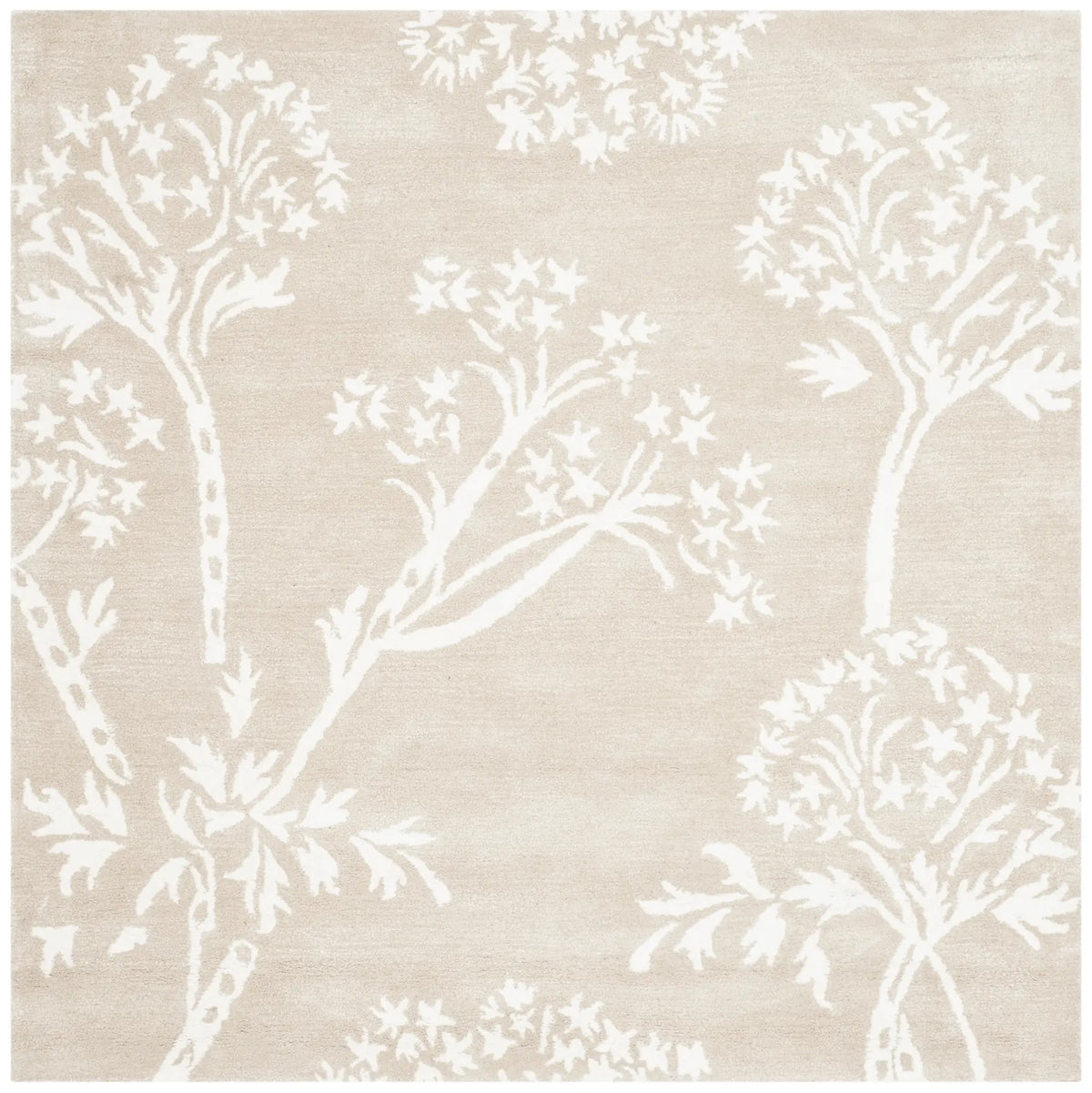 Safavieh Bella 5'-0" x 5'-0" Rug in Sand / Ivory