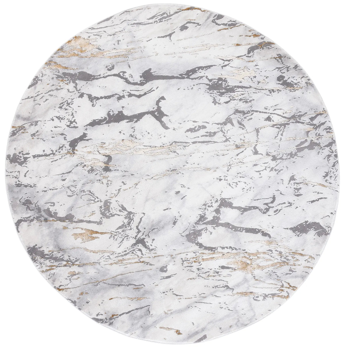 Safavieh Craft 6'-7" x 6'-7" Rug in Grey / Gold