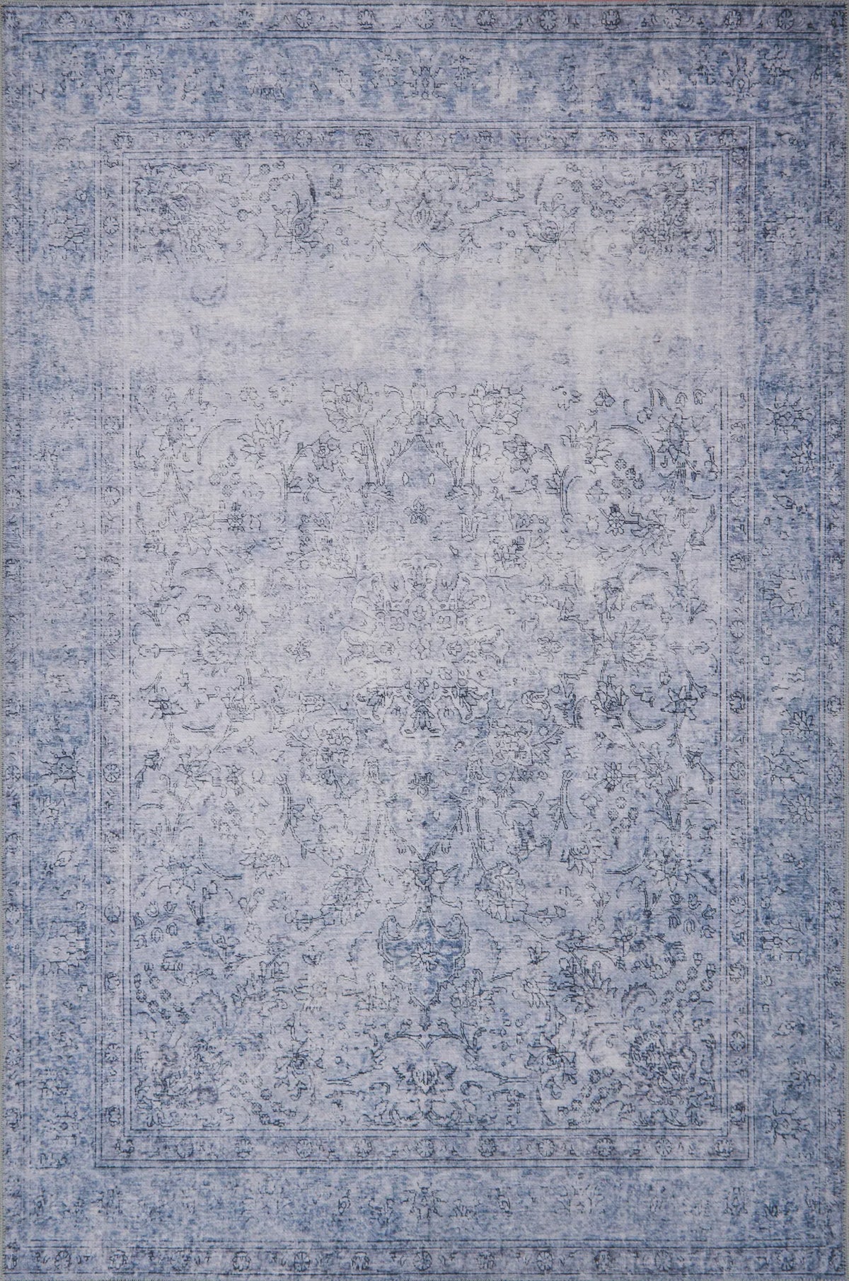 Loloi Loren Lq-09 Slate Rugs - main flat