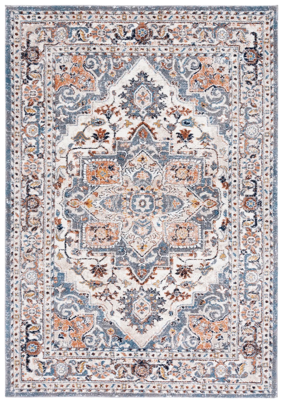 Safavieh Symphony 4'-5" x 6'-5" Rug in Ivory / Grey