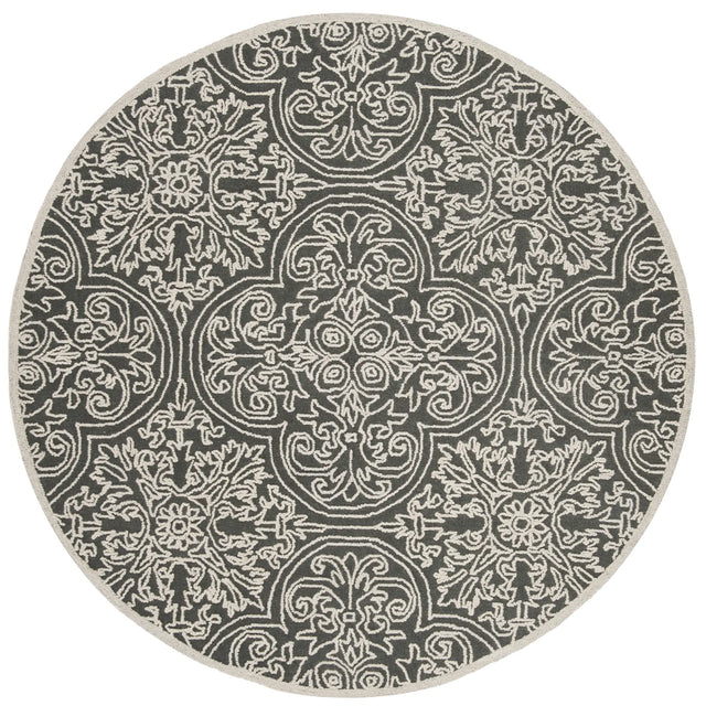 Safavieh Trace 6'-0" x 6'-0" Rug in Dark Grey / Light Grey