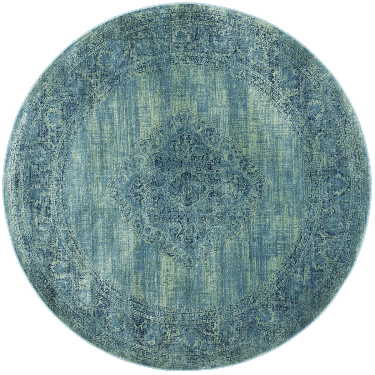 Safavieh Vintage 6'-0" x 6'-0" Rug in Turquoise / Multi