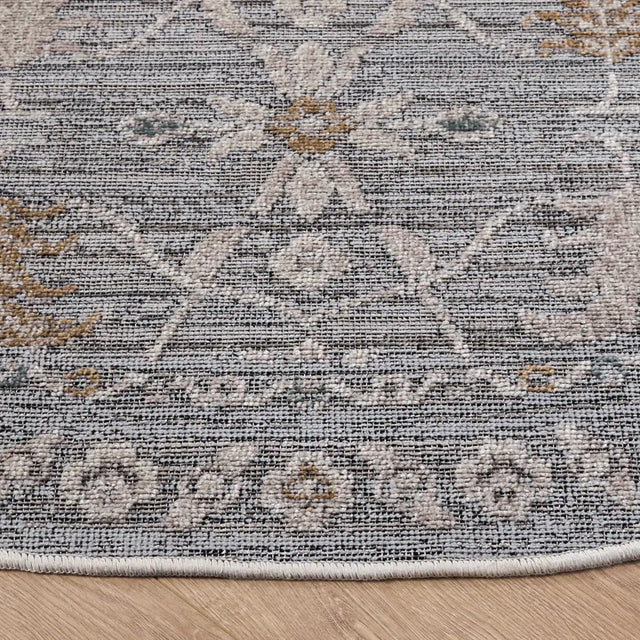 Safavieh Miranda 6'-6" x 6'-6" Rug in Grey / Ivory Beige