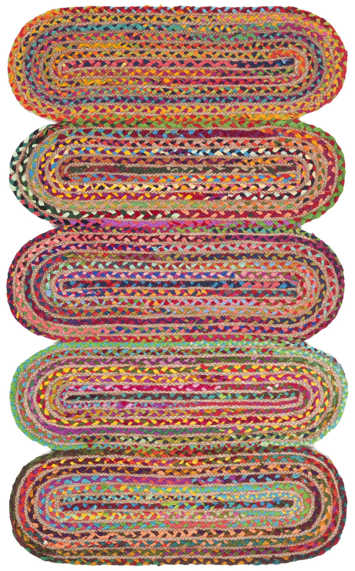 Safavieh Cape Cod 3'-0" x 5'-0" Rug in Red / Multi