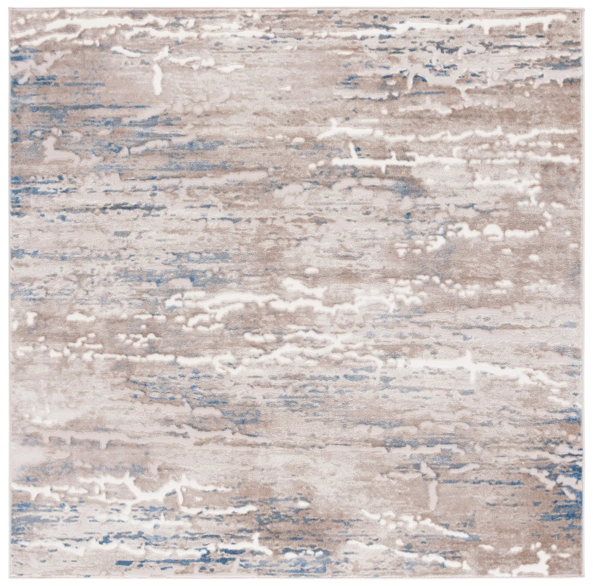 Safavieh Prestige 6'-7" x 6'-7" Rug in Ivory / Blue