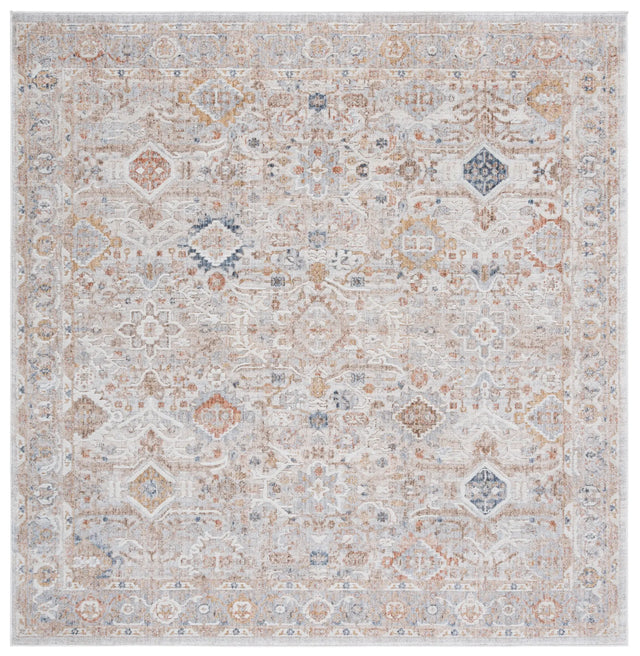 Safavieh Scarlett 400 6'-7" x 6'-7" Rug in Beige / Ivory Rust