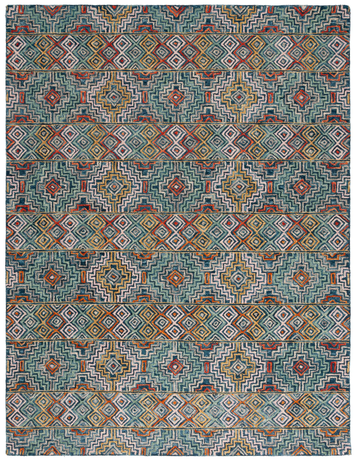 Safavieh Aspen 10'-0" x 14'-0" Rug in Blue / Gold