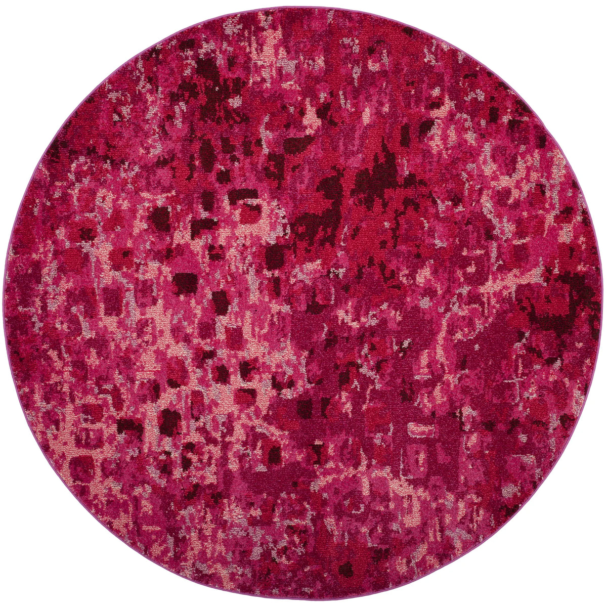 Safavieh Monaco 6'-7" x 6'-7" Rug in Fuchsia