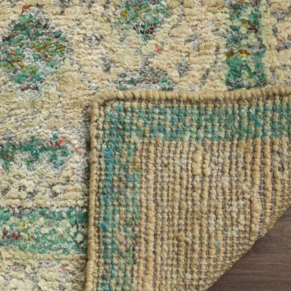 Safavieh Tangier 5'-0" x 8'-0" Rug in Beige / Emerald