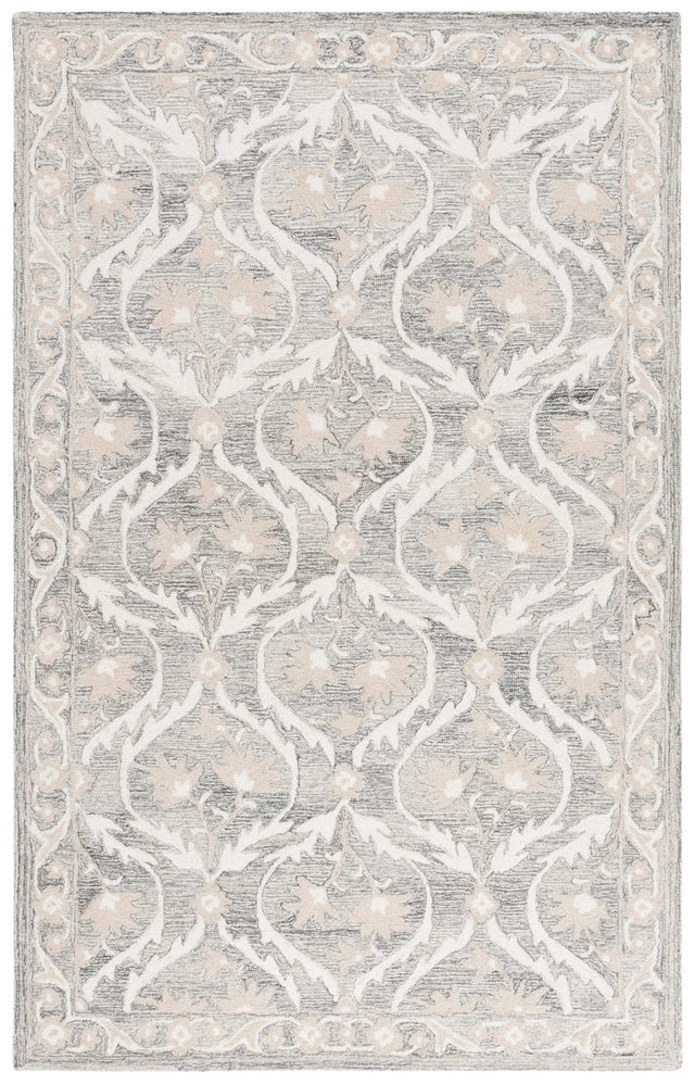 Safavieh Blossom 4'-0" x 6'-0" Rug in Grey / Ivory
