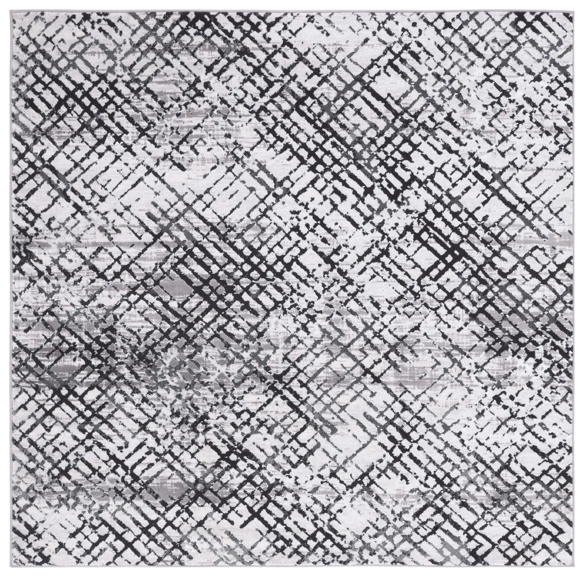 Safavieh Amelia 6'-7" x 6'-7" Rug in Grey / Charcoal