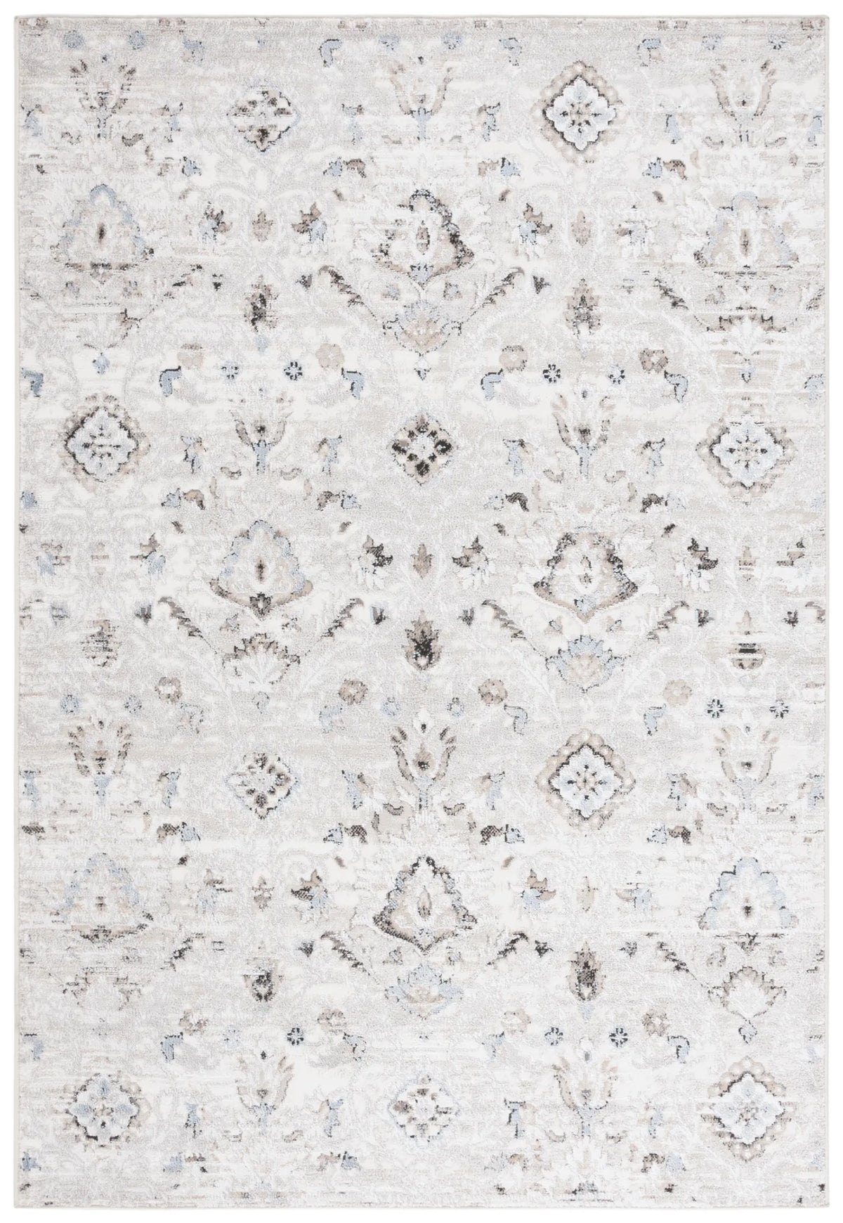 Safavieh Quincy 4'-0" x 6'-0" Rug in Ivory / Light Grey