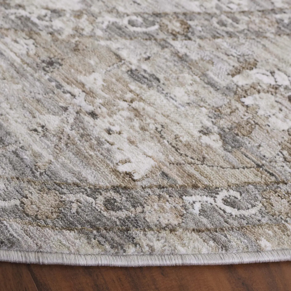 Safavieh Mason 100 6'-3" x 6'-3" Rug in Beige / Dark Grey