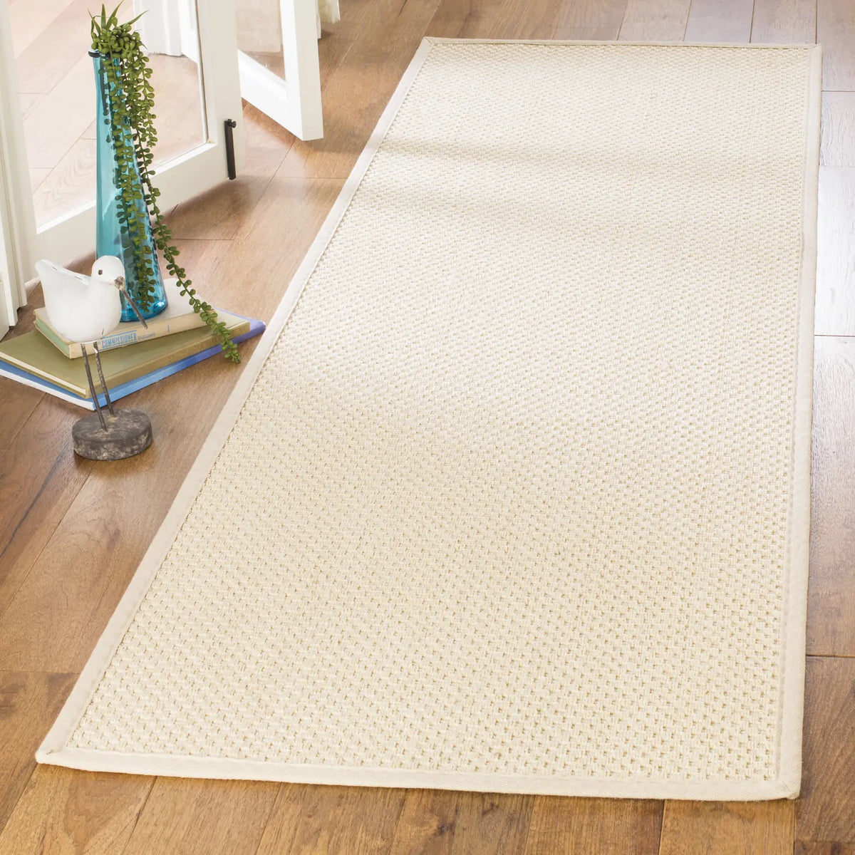 Safavieh Natural Fiber 2'-6" x 10'-0" Rug in Ivory / Light Beige