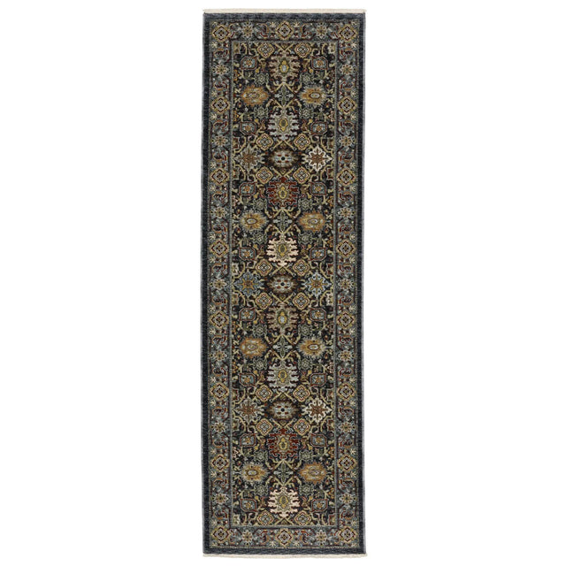 Oriental Weavers Sphinx Aberdeen 4922D Blue/ Multi Rugs - runner