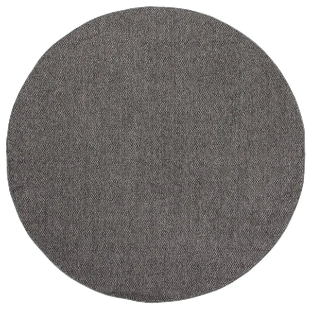 Safavieh Highland Plain 6'-7" x 6'-7" Rug in Charcoal / Grey