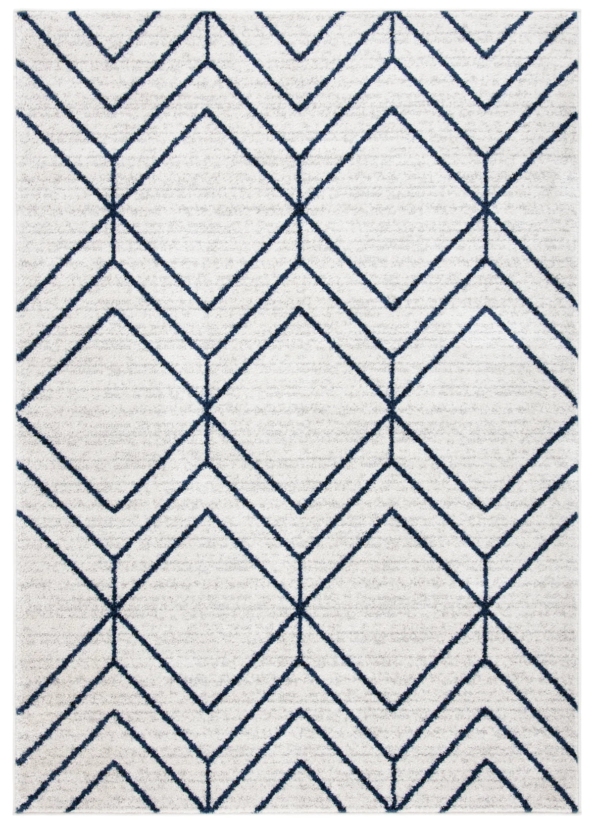 Safavieh Adirondack 4'-0" x 6'-0" Rug in Light Grey / Navy