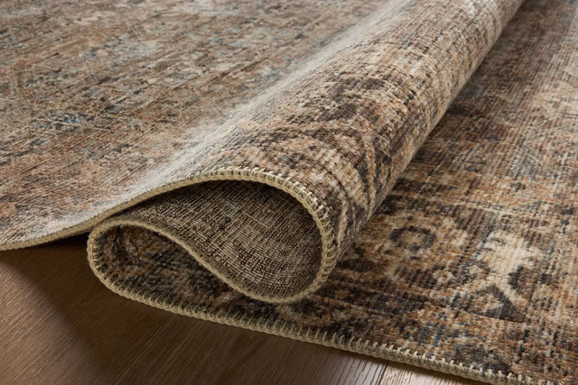 Loloi Heritage Her-07 Mocha/Denim Rug - pile height
