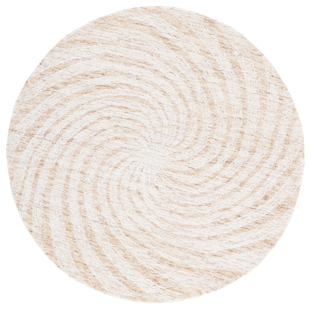 Safavieh Novelty 3'-0" x 3'-0" Rug in Light Brown / Ivory
