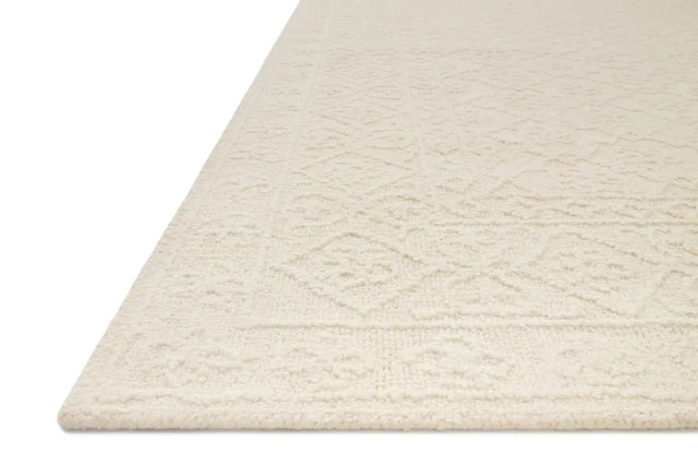 Loloi Cecelia Cec-01 Ivory/Ivory Rug - rug corner