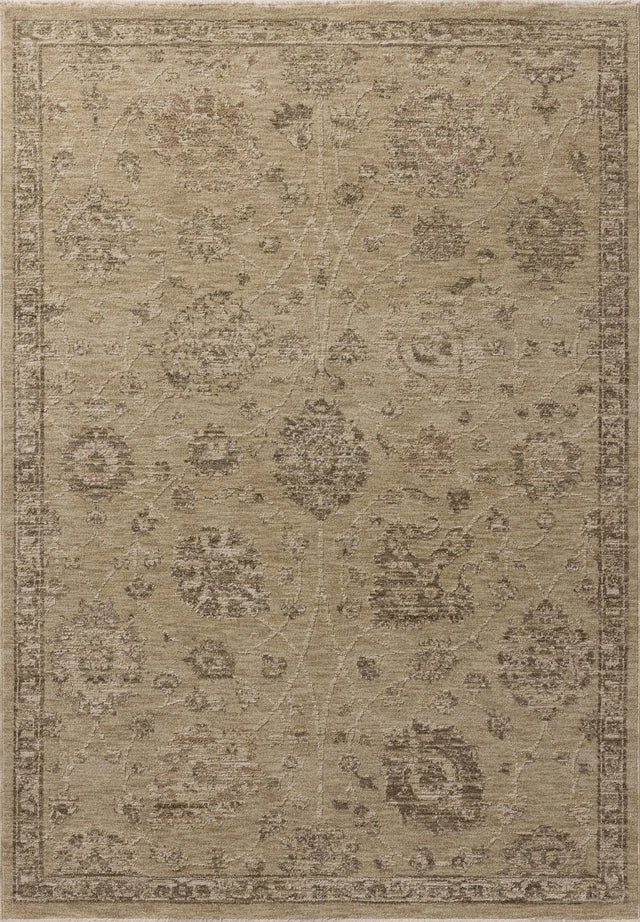 Loloi Willa WIA-05 Wheat / Multi Power Loomed Rug - main flat